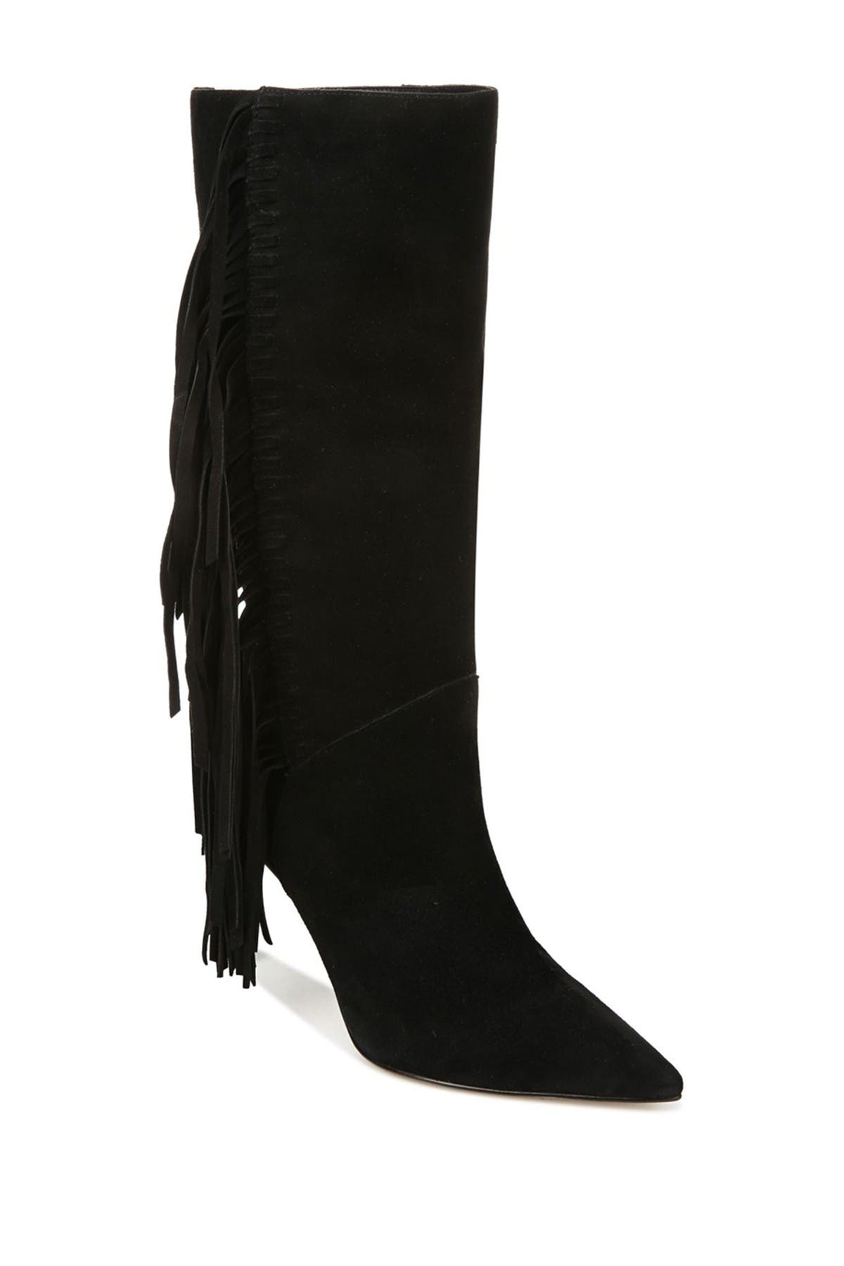 sam edelman black fringe boots