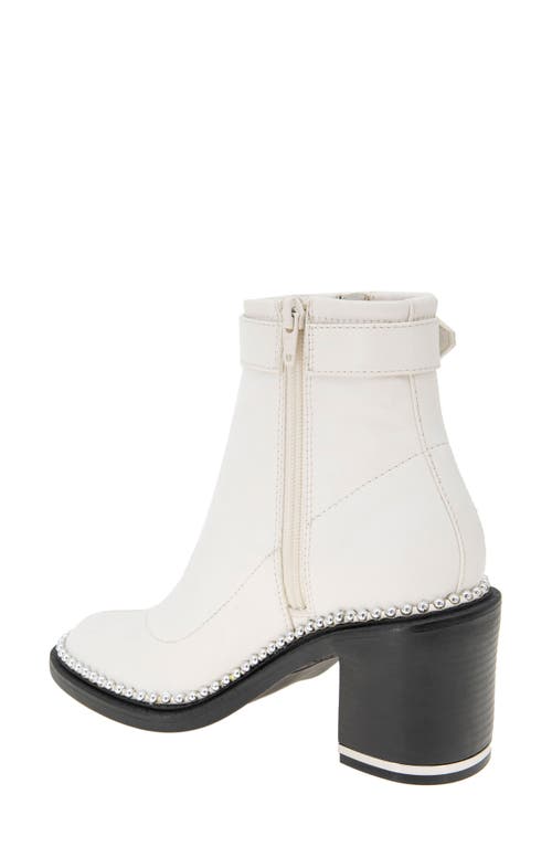 Shop Bcbg Braxi Studded Bootie In Porcelain