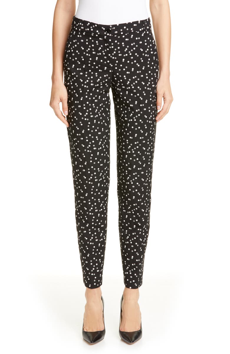 Emporio Armani Polka Dot Jacquard Pants | Nordstrom