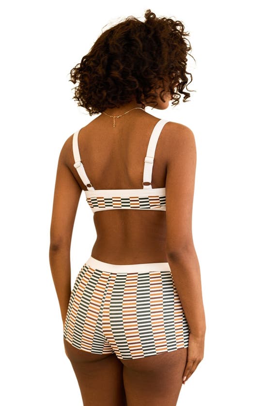 Dippin Daisys Farrah Elastic Waist Booty Short In Cola