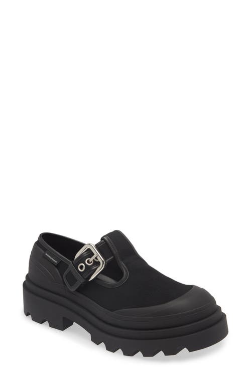 Bottega Veneta Trek Sole Buckle Loafer 1000 Black at Nordstrom,