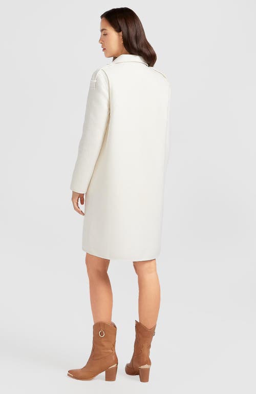 Belle & Bloom Palm City Wool Blend Coat In Cream