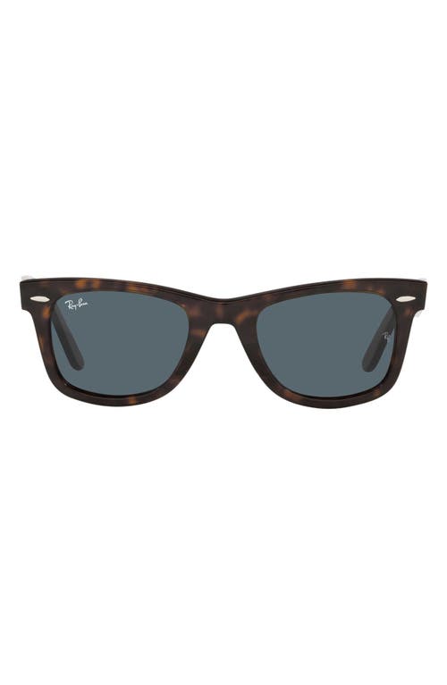 Classic Wayfarer 50mm Sunglasses in Havana/Dark Grey Solid