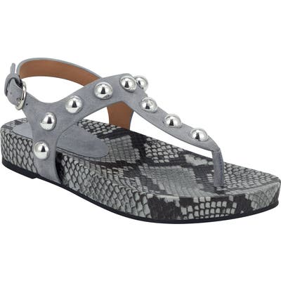 Marc Fisher Ltd Indie Studded Sandal- Blue