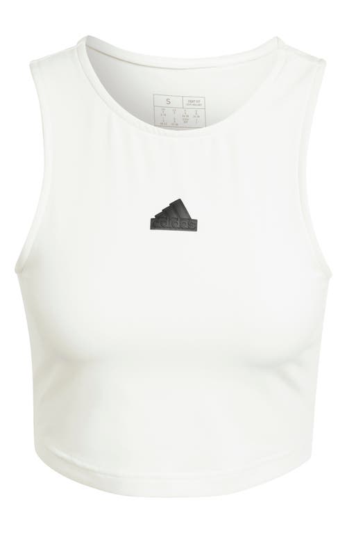 Shop Adidas Originals Adidas City Escape Training Crop Tank In Off White