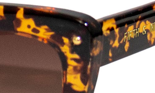 Fifth & Ninth Willow 57mm Polarized Cat Eye Sunglasses In Torte/brown