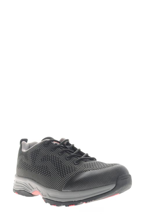 Propét Cora Water Resistant Hiking Shoe In Black/ Hot Pink