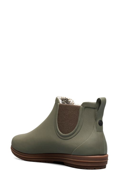 Bogs Sweetpea Ii Plush Waterproof Chelsea Boot In Dark Green