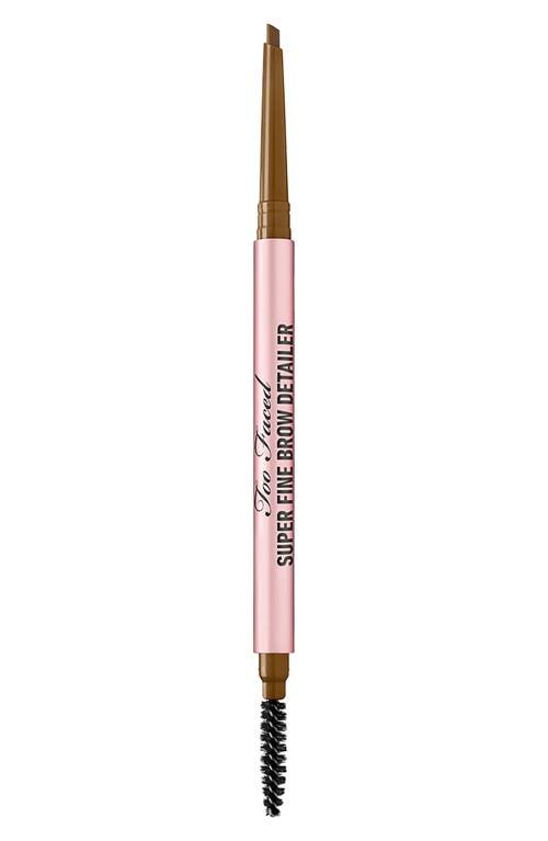 Too Faced Superfine Brow Detailer Pencil in Medium Brown at Nordstrom