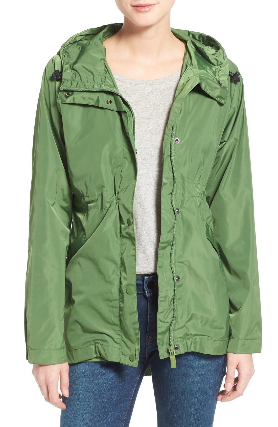 Hunter 'Lightweight Smock' Hooded Drawstring Rain Jacket Nordstrom