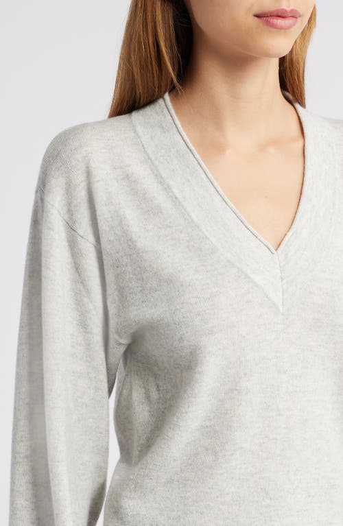 Shop Faithfull The Brand Frederikke Wool & Cashmere Sweater In Grey Marle