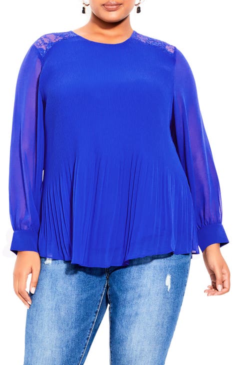 cobalt blue blouse | Nordstrom