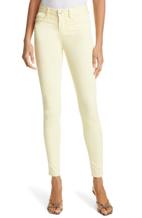 Womens Yellow Capris And Cropped Pants Nordstrom Rack 9759