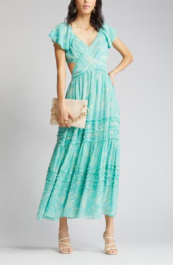 Chelsea28 Cross Front Chiffon Maxi Dress Nordstrom