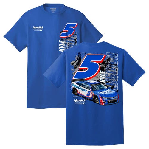 Men's Hendrick Motorsports Team Collection Royal Kyle Larson Two-Spot Car T-Shirt