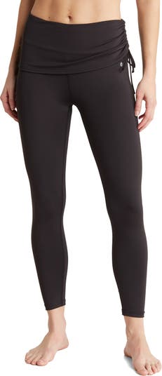 Marika Leggings Reversible Animal Floral Medium  Reversible leggings, High  waisted black leggings, Animal print leggings