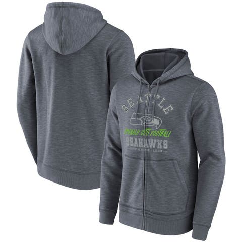 Seattle Seahawks Pro Standard 4-Hit Full-Zip Hoodie - College Navy