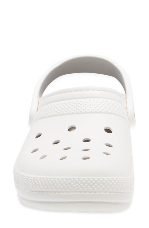 Shop Crocs ™ Classic Lined Slipper In White/grey