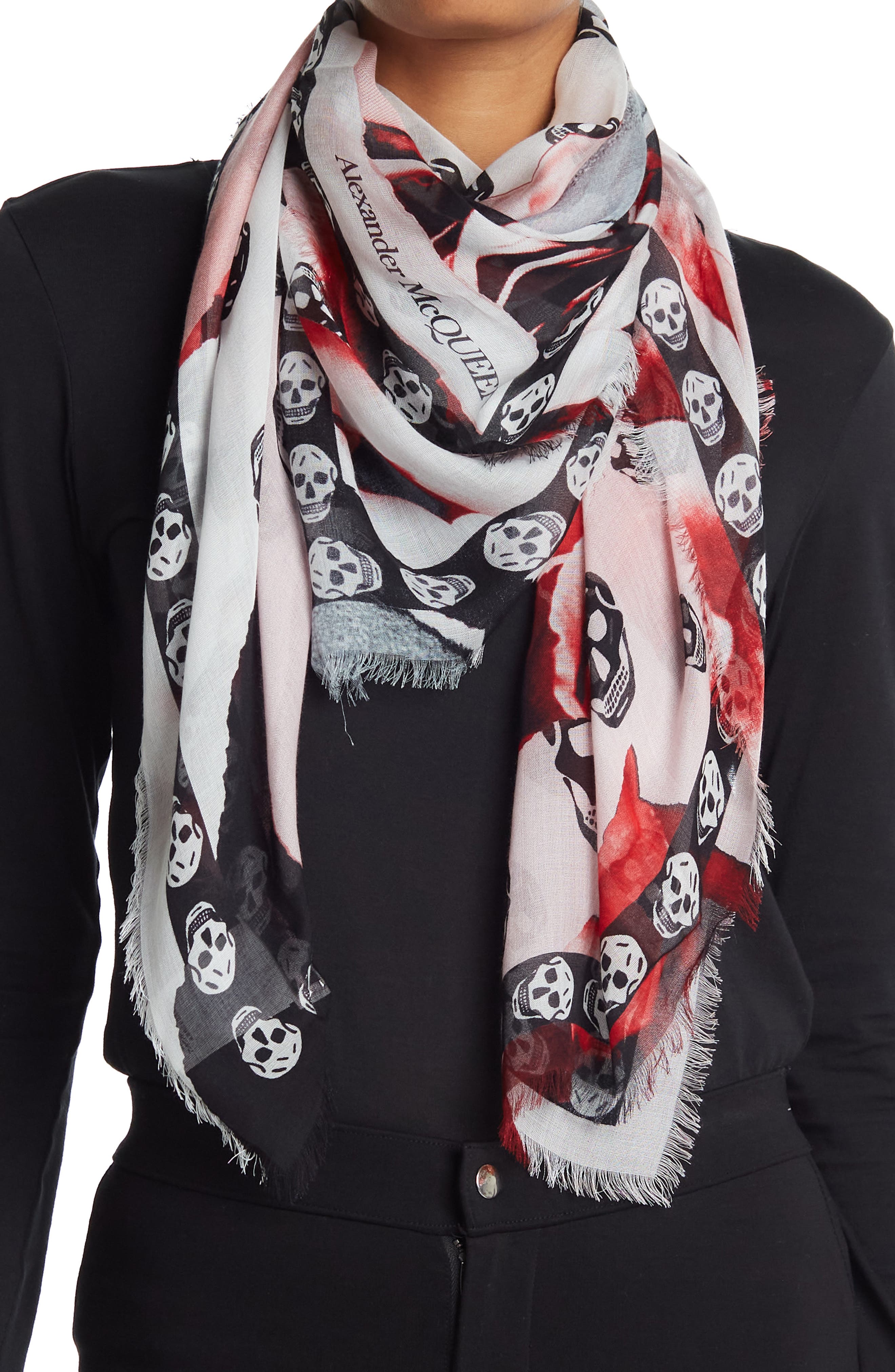 alexander mcqueen scarf nordstrom