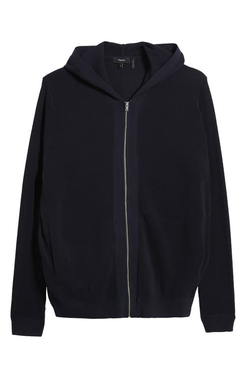 Shop Theory Lievos Breach 2 Zip Hoodie Cardigan In Baltic