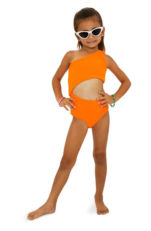 Beach Riot Kids' Little Celine One-Shoulder One-Piece Swimsuit at Nordstrom,