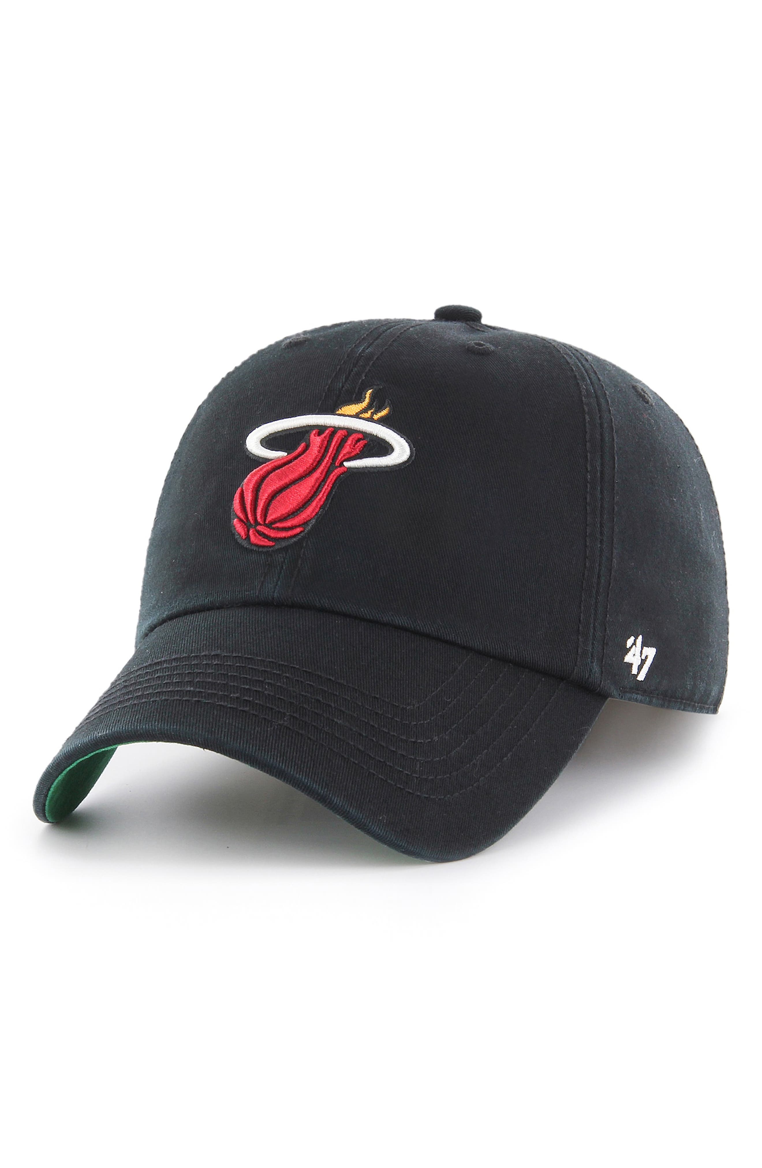 black miami heat hat