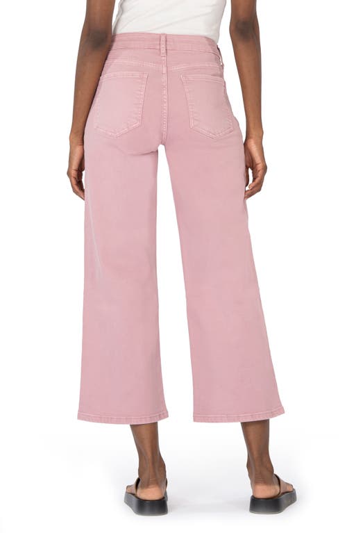 Shop Kut From The Kloth High Waist Ankle Wide Leg Jeans In Lilac