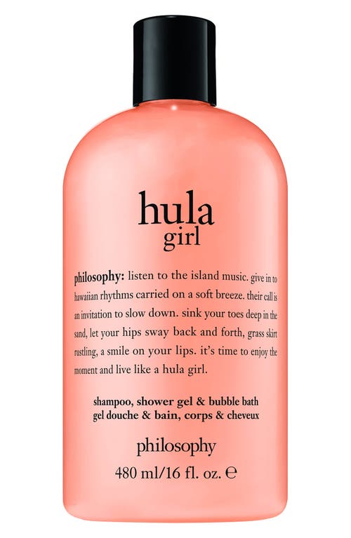 hula girl shampoo