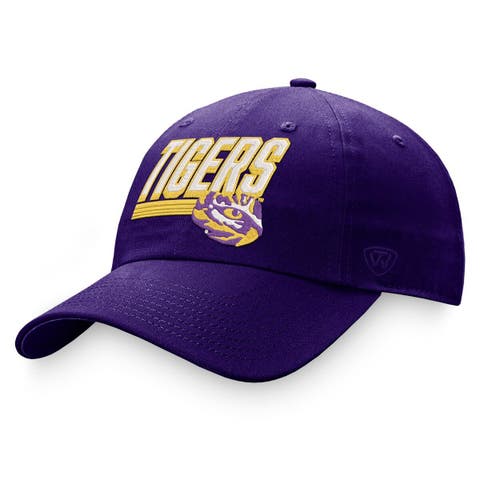 purple baseball cap