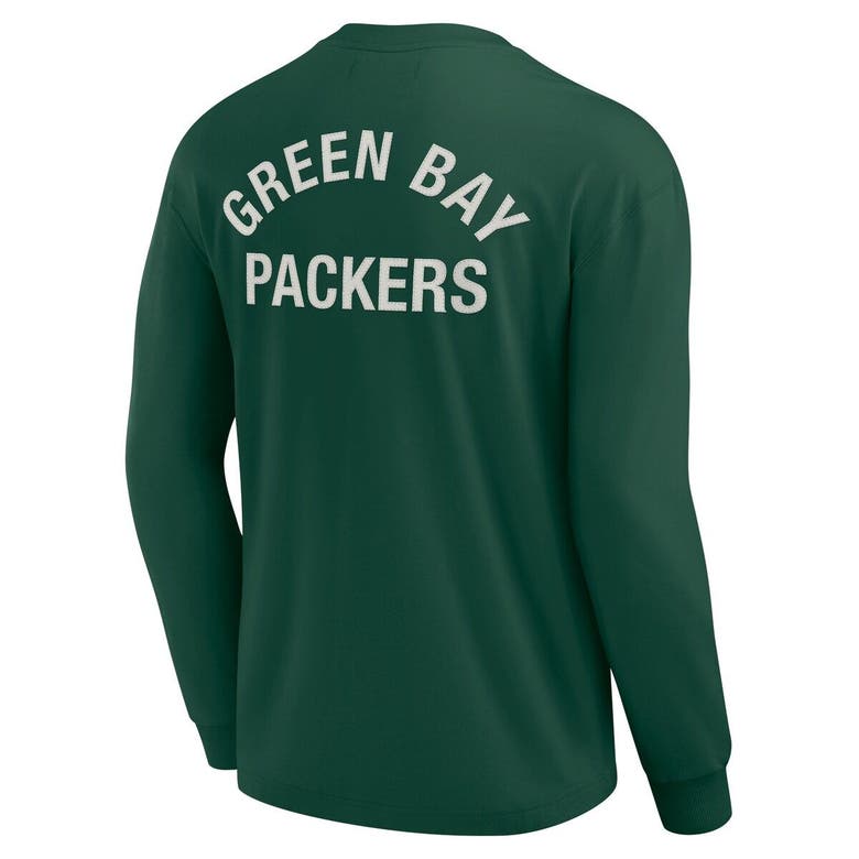 Shop Fanatics Signature Unisex  Green Green Bay Packers Elements Super Soft Long Sleeve T-shirt