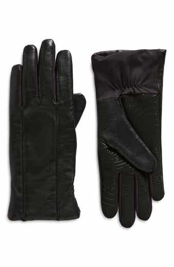 Mens Cooking Gloves Made of Leather, Brown Leather Oven Mitts for