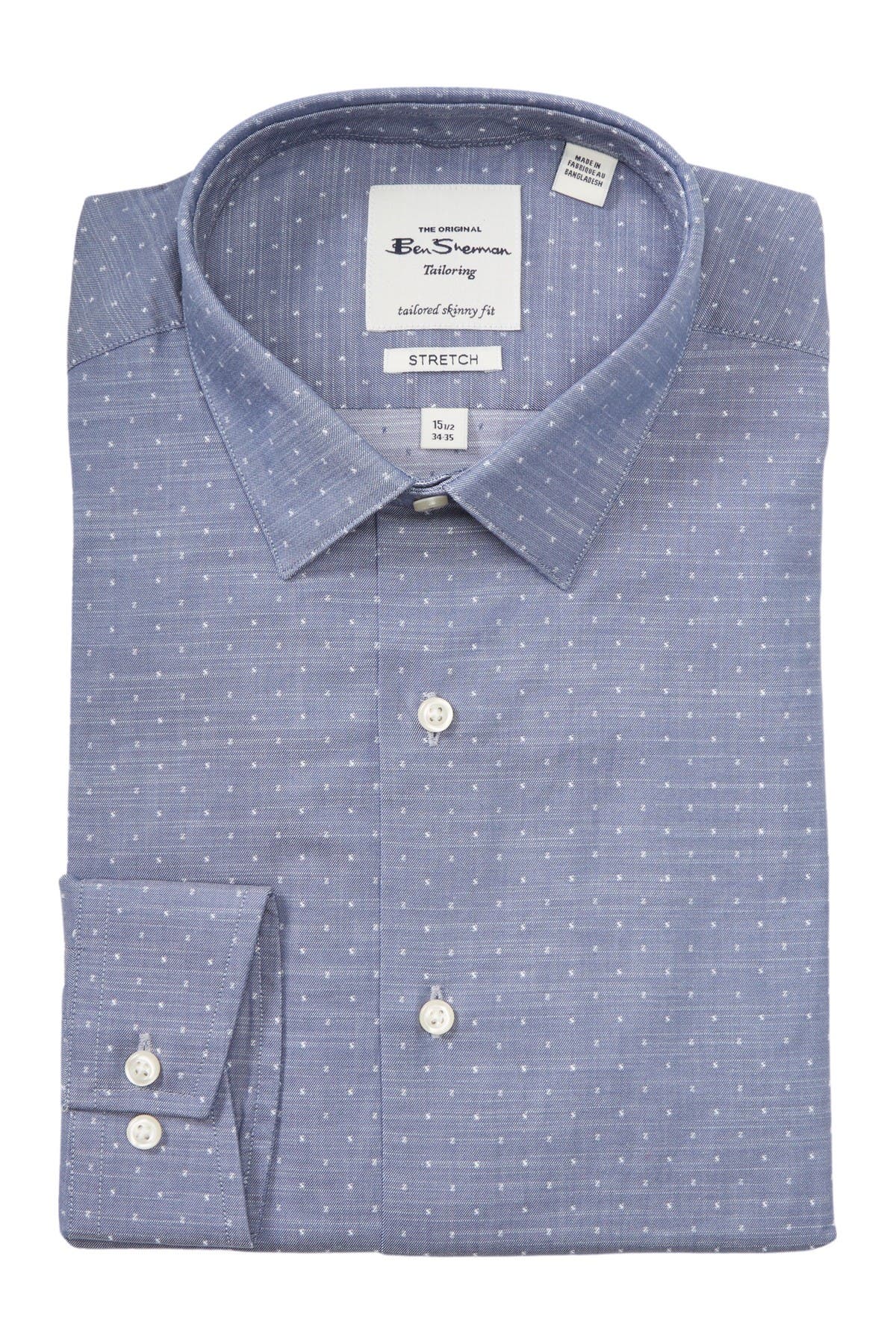 skinny fit dress shirt