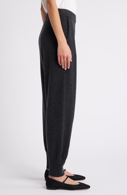 Frame Womens Charcoal Heather Cuffed Stretch Cashmere-blend Jogging Bottoms In Charcoal Heather