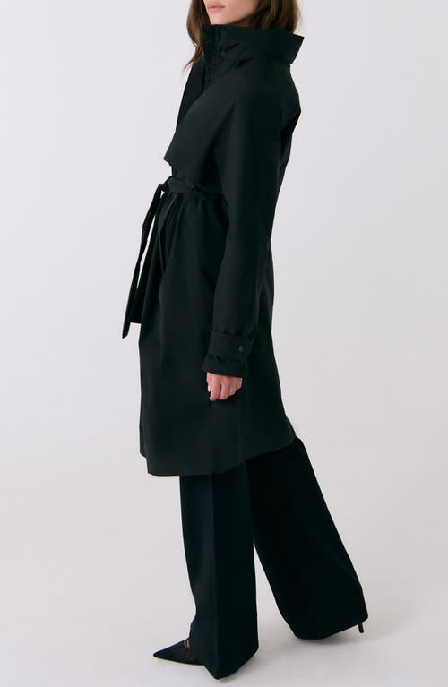 Lole Alizé Rain Trench Coat In Black