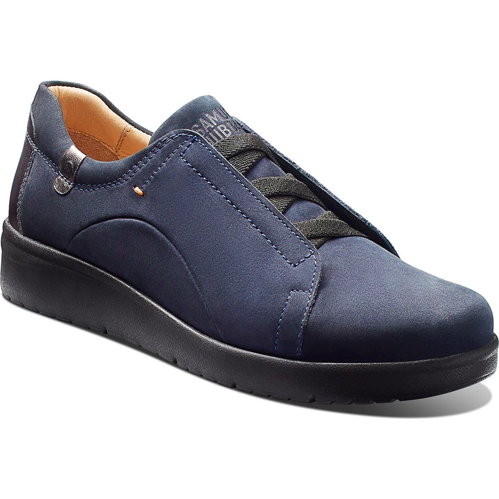 Samuel Hubbard Marin Slip-on Sneaker In Navy Nubuck