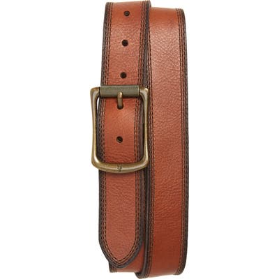 Frye Engineer Leather Belt, Brown