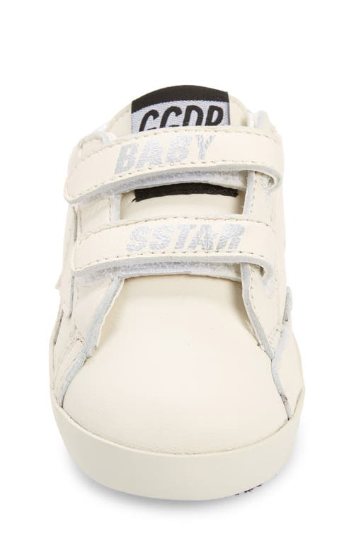 Shop Golden Goose Old School Sneaker In White/silver