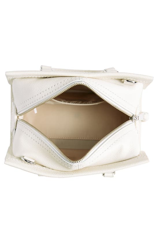 Shop Marc Jacobs Mini Cruiser Pebbled Leather Crossbody Satchel In Cotton