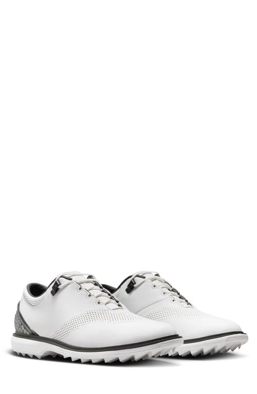 Shop Jordan Adg 4 Golf Shoe In White/white/black