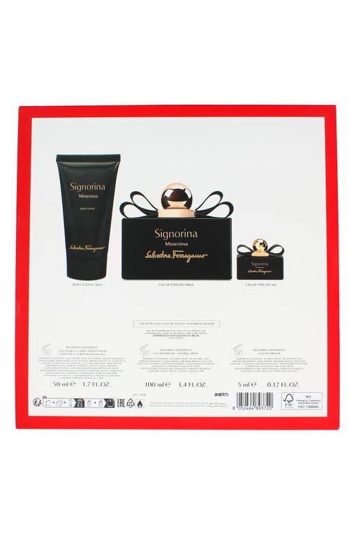 Ferragamo Signorina Misteriosa Eau De Parfum Gift Set In No Color