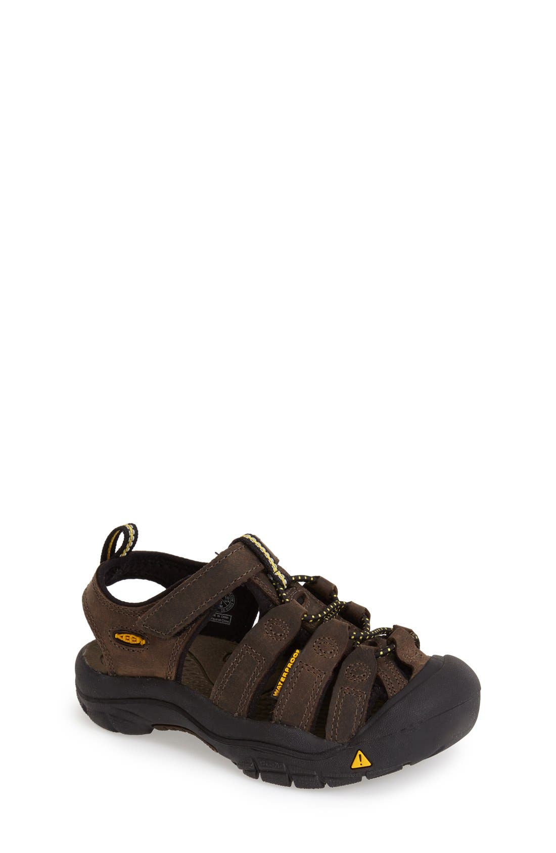 Keen 'Newport Premium' Water Friendly Sport Sandal (Toddler, Little Kid