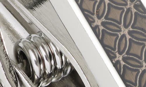 Original Penguin Medallion Pattern Tie Bar In Silver