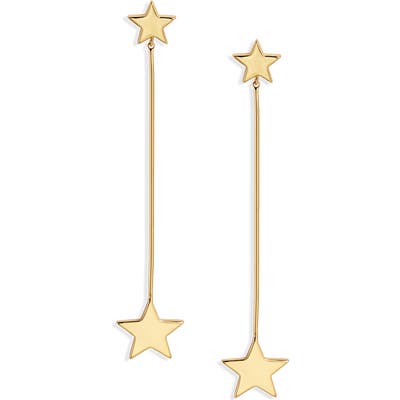 Stella + Ruby Linear Star Earrings