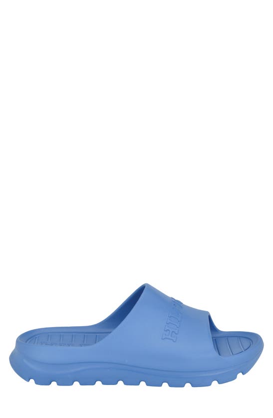 Shop Tommy Hilfiger Gager Slide Sandal In Medium Blue