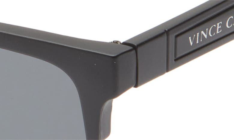 Shop Vince Camuto Square Half Frame Sunglasses In Black