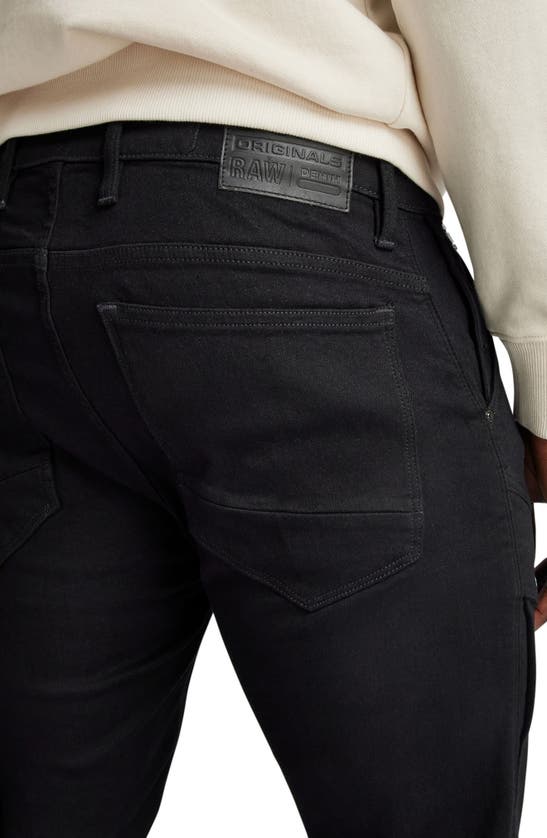 Shop G-star Airblaze 3d Skinny Jeans In Pitch Black