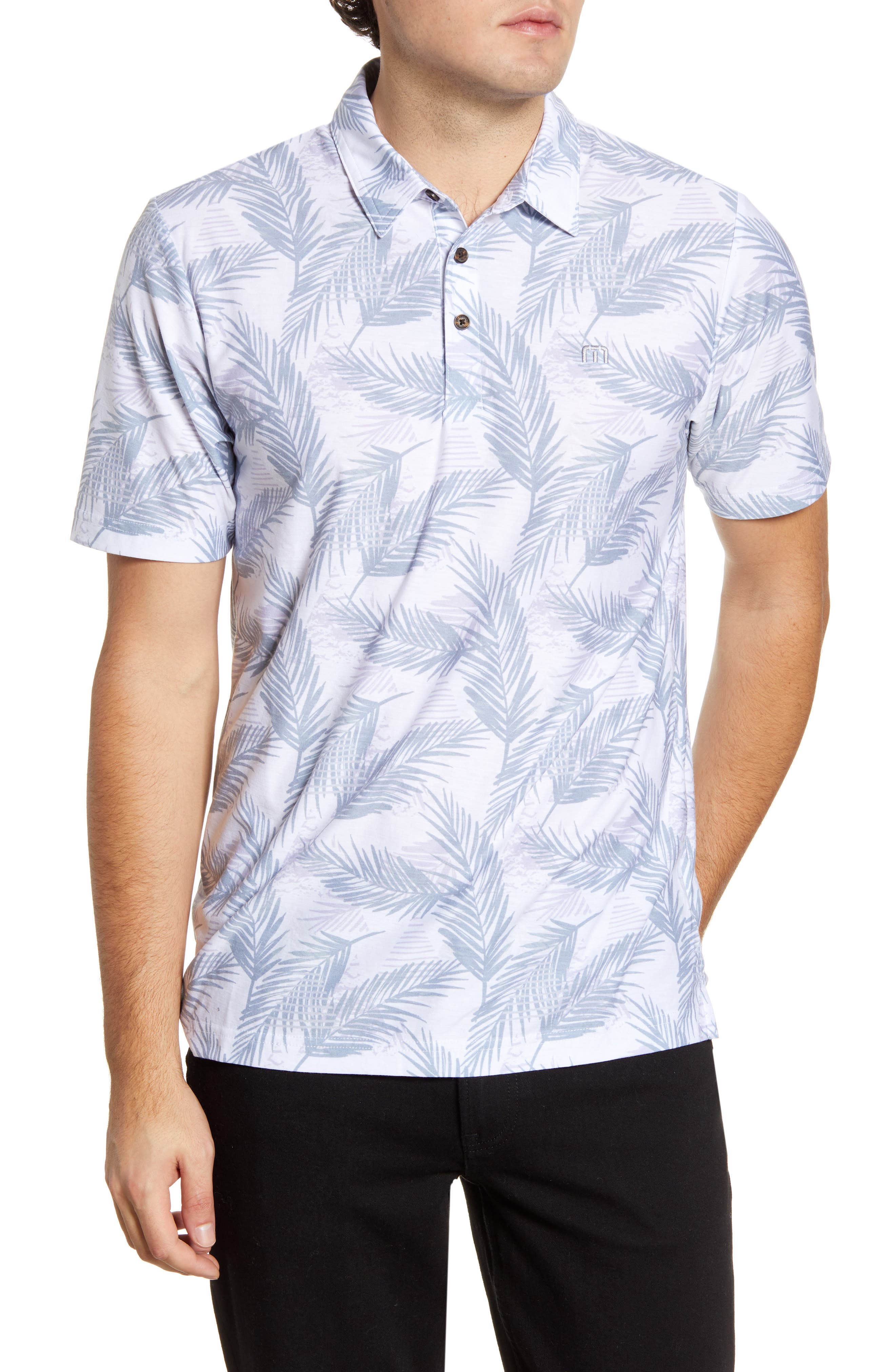 tropical short sleeve button up