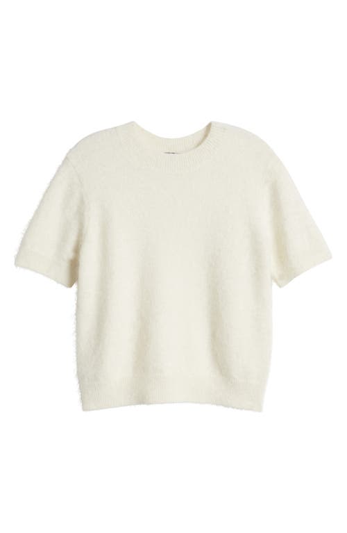 Shop Rails Briar Short Sleeve Crewneck Sweater In White