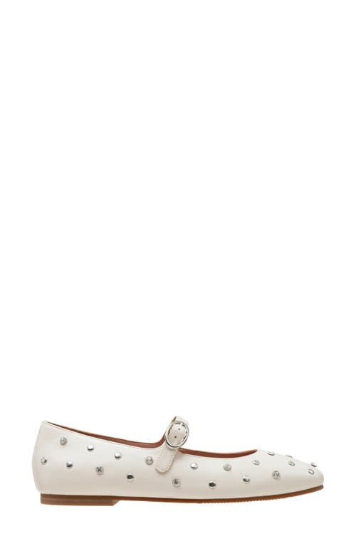 Shop Linea Paolo Millie Mary Jane Flat In Ivory