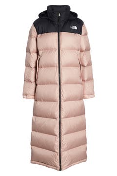 The North Face Nuptse Long Water Repellent Down Coat | Nordstrom